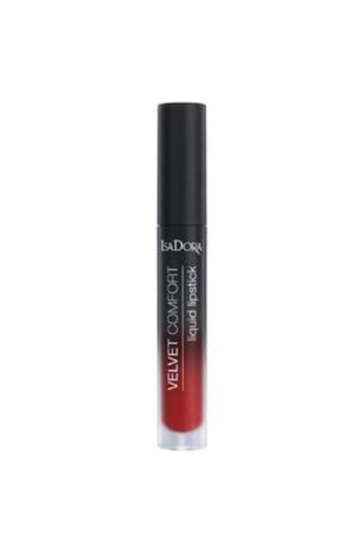 Isadora Ruj de Buze Lichid - Velvet Comfort Liquid Lipstick 4 ml, nuanta 66 R...