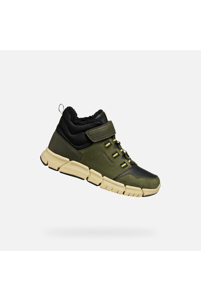 Geox Pantofi kaki pentru copii, până la gleznă, Flexyper B ABX