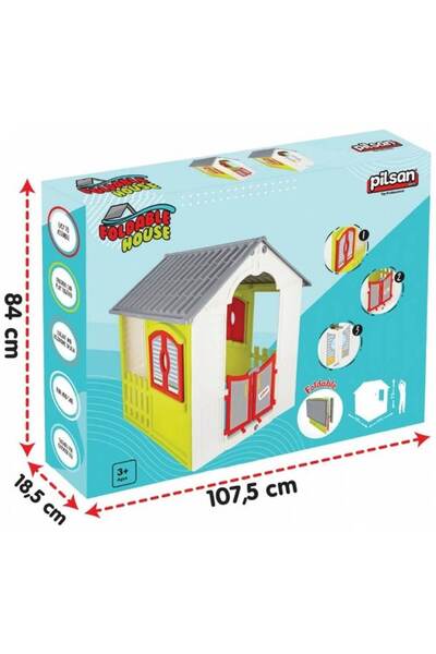 PİLSAN Foldable House Αναδιπλούμενο Παιδικό Σπίτι για Κήπο 8693461077982