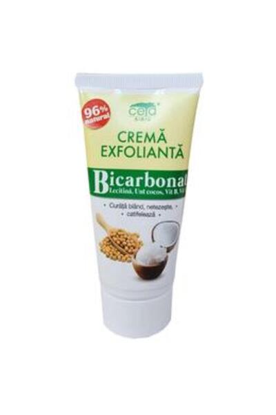 Ceta Sibiu Crema Exfolianta 96% Naturala cu Bicarbonat - Lecitina, Unt Cocos,...