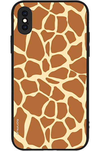 Other Sonique Θήκη Σειράς Animal Print για Apple iPhone X iPhone Xs Καμηλοπάρ...