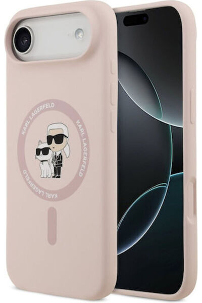 Karl Lagerfeld Υγρή Σιλικόνη Ροζ για Πίσω Κάλυψη (iPhone Air) Κωδικός: KLHMP1...