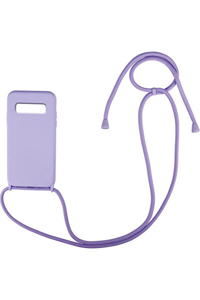 Other Θήκη Sonique Carryhang Πίσω Όψη Σιλικόνης 0.5mm με Λουράκι Λιλά (Galaxy...