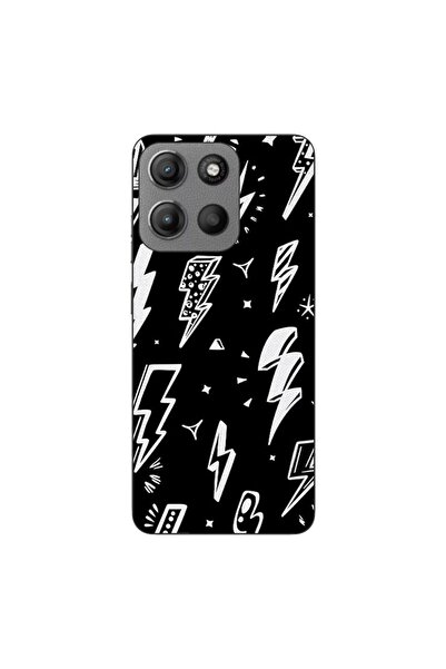 OEM Case compatible with Motorola Moto G15 Silicon Gel Tpu Lightnings Pattern