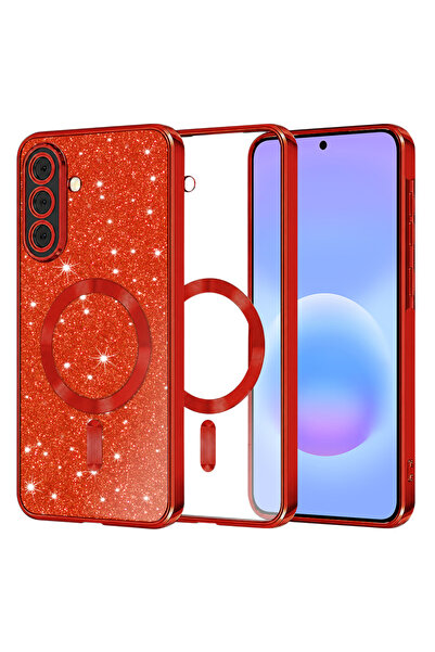 Techsuit Husă pentru Samsung Galaxy A57 5G, Luxury Glitter MagSafe, protecție...