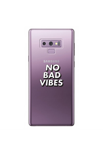 Other Samsung Note 9 No bad vibes Transparent Silicone TPU Θήκη