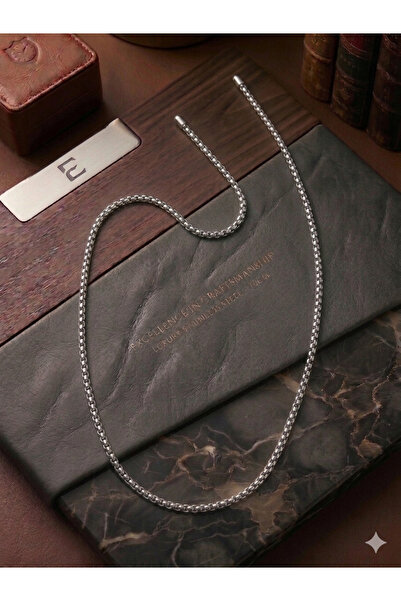 Bozhi Necklace Steel Silver Business Woman Style