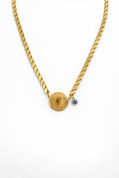 Bozhi Necklace Steel Gold Daily Elegance