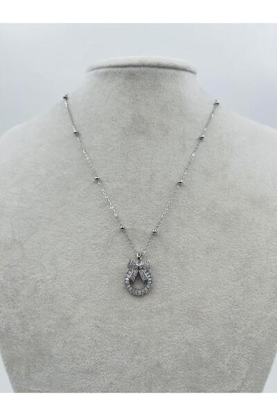 Bozhi Necklace Steel Silver Elegant Gift
