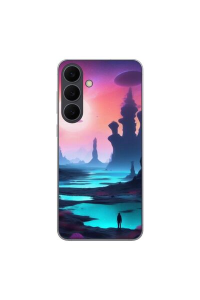 OEM Husa compatibila cu Samsung Galaxy S25 FE Silicon Gel Tpu Model Mystic Pl...