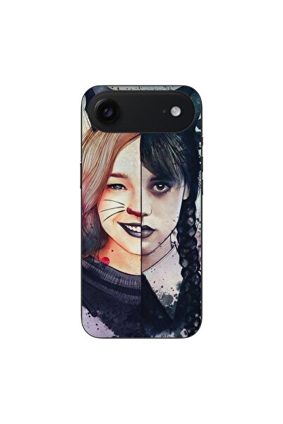OEM Husa compatibila cu Apple iPhone Air Silicon Gel Tpu Model Wednesday si E...