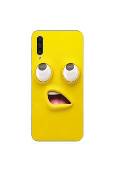 Other Samsung A70 Confused face Transparent Silicone TPU Θήκη