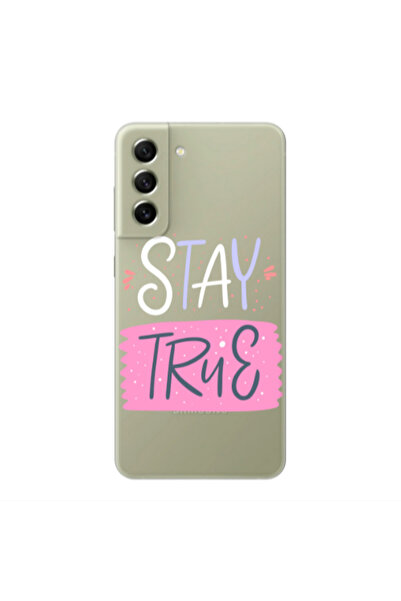 Other Samsung S22 Plus Stay True Transparent Silicone TPU Θήκη