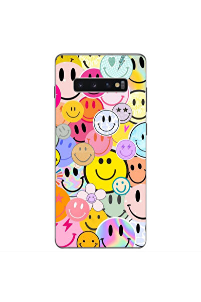 Other Samsung S10 Plus Smiley Stickers Transparent Silicone TPU Θήκη