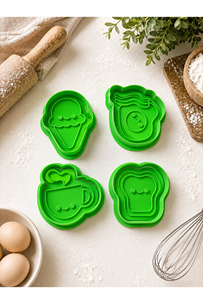 Major Hobi Cute Kitchen Themed Cookie and Play Dough Mold Set 3D Printing Set...