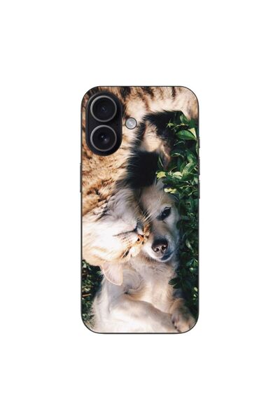OEM Husa compatibila cu Apple iPhone 17 Silicon Gel Tpu Model Caine si Pisica