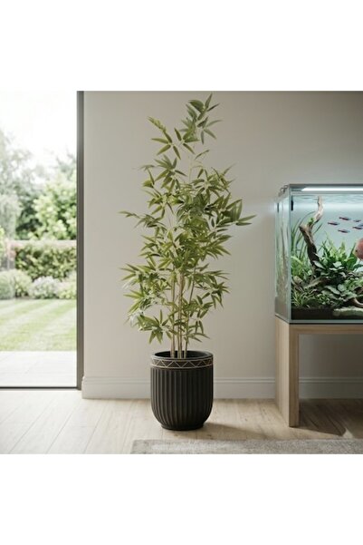 OEM Bambus artificial premium 210 cm, aspect natural, decor de lux pentru liv...