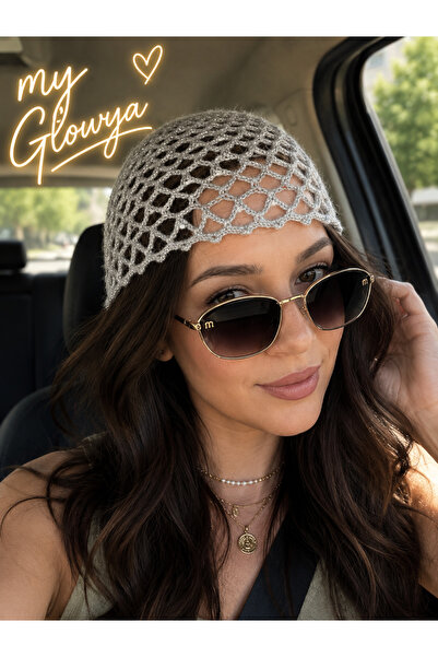 My Glowya Simli Mesh Beanie Gray