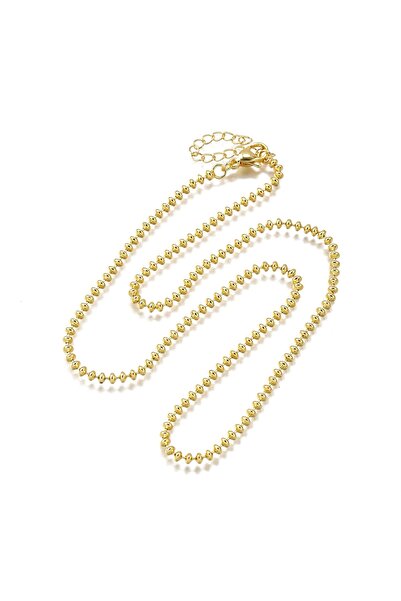 OEM 18K gold plated round link necklace