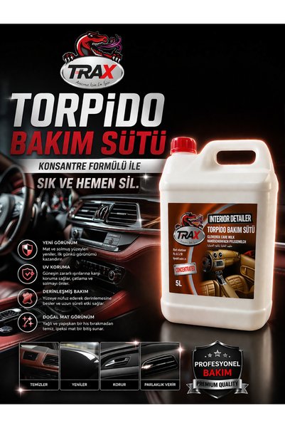 ARACINIZ İÇİN EN İYİSİ T-RAX Torpido Bakım Sütü Torpido Temizleyici Parlatıcı...