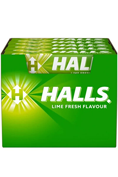 halls Halls Dry Candy Plain Green Lemon Flavor 20*22.4g