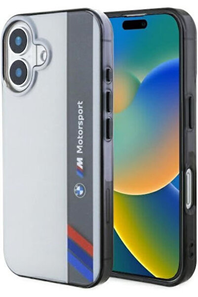 BMW Πίσω Κάλυμμα Πλαστικό / Σιλικόνης Γκρι (iPhone 16) Κωδικός: BMHCP16S23HTFEG