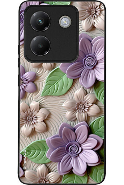 Other Θήκη Sonique Σειράς 3D Λουλουδιών για Xiaomi Poco M7 Pro 5G Βιολετί
