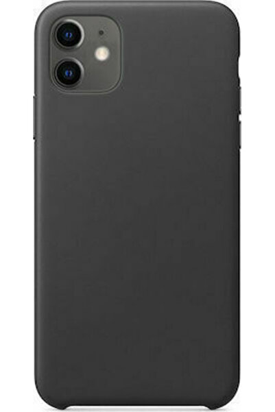 OEM Μαύρη ματ θήκη πλάτης σιλικόνης (iPhone 11 Pro)