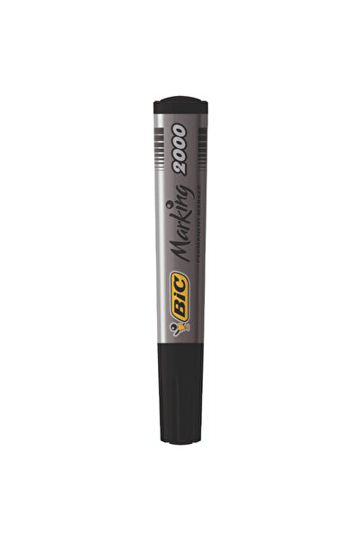 Bic Marker permanent negru cu vârf rotund 2000