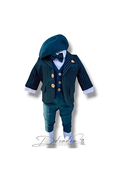 Domdom Boutique Costum Răzvan cu dungi