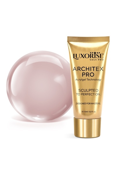 LUXORISE Polygel ARCHITEX PRO - Sculpted Nude Collection, Cashmere Rosé, 15ml