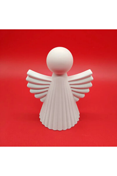 CREATIVITATEPLUS Ceramic dust figurine 3D Angel, for painting, 6x9cm