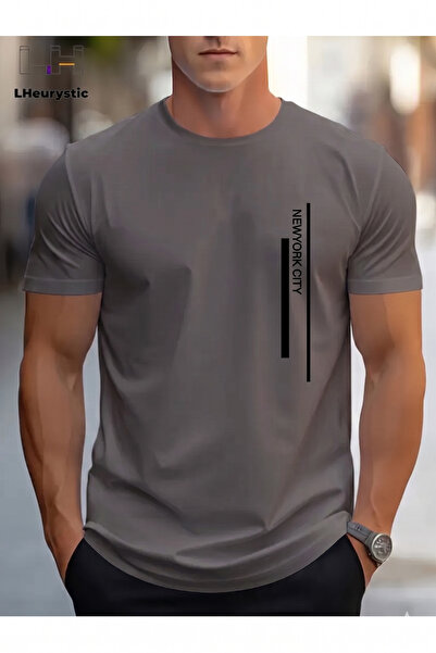 shidumanlar FÜME New York City Dik Tasarımlı Oversize Penye Tshirt