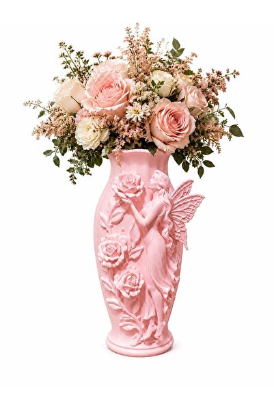 Pond Design 3D Design Modern Decorative Stylish Rose Angel Vase