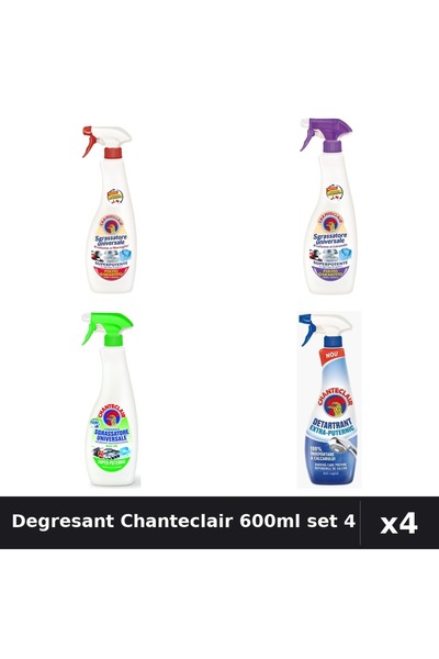 Chanteclair Set 4 Degresant Universal 600ml + Detartrant 625ml - Marsilia, La...