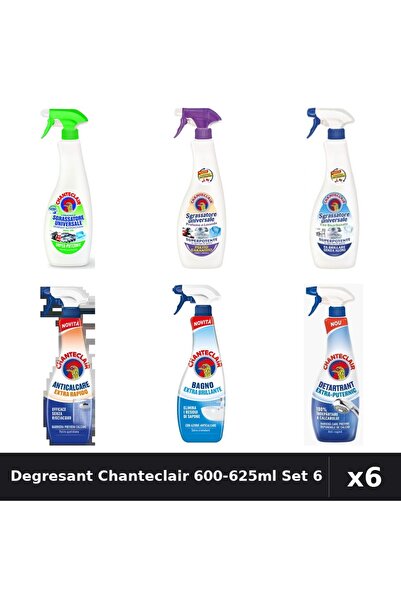 Chanteclair Set 6 Degresant Universal și Anticalcar 600-625ml - Lamaie, Mosc,...