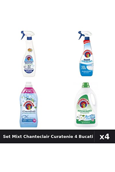 Chanteclair Set 4 Degresant și Detergent - 600ml, 625ml, 1575ml, 1800ml - Cur...
