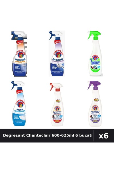 Chanteclair Set 6 Degresant Universal 600-625ml - Extra Rapid, Parfumat, Stra...