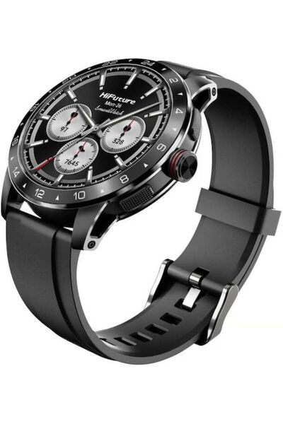 HiFuture Flex2 40mm Έξυπνο ρολόι με μετρητή καρδιακών παλμών (Μαύρο)