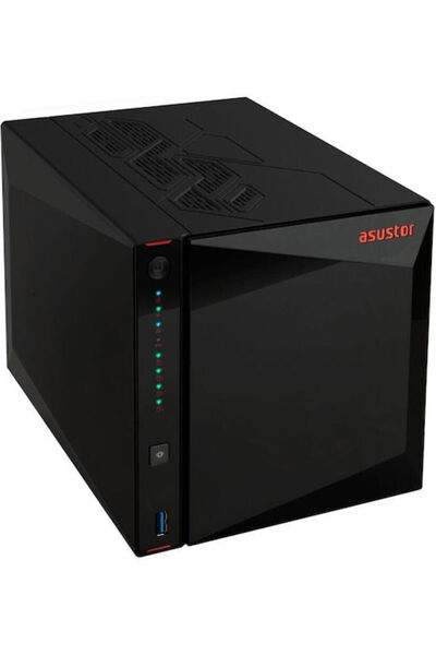 Asustor AS5404T NAS με 4 υποδοχές για HDD/M.2/SSD και 2 θύρες Ethernet