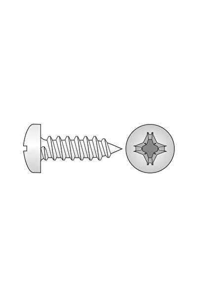 SCHAEFER Set 500 x Surub Cap Bombat pentru Tabla 7981 Inox A2 -3.9 x 16