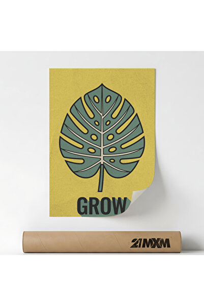 21mxm Poster Decorativ Tematică Botanical - 'Grow', Material Textil 21MXM, Fa...