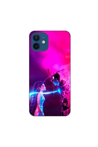 OEM Husa compatibila cu Apple iPhone 12 Silicon Gel Tpu Model KPop Demon Hunt...
