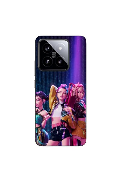 OEM Husa compatibila cu Xiaomi 14 Silicon Gel Tpu Model KPop Demon Hunters Ru...