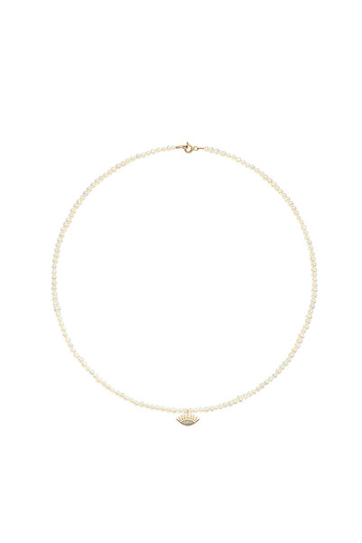 Lisa&Co. The Eye Pearls Silver Necklace
