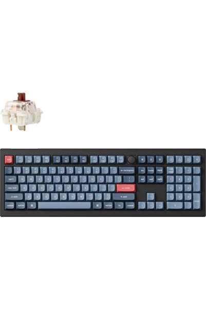 Keychron V6M-D3 Max QMK/VIA V6M-D3 Ασύρματο Μηχανικό Πληκτρολόγιο Gaming με δ...
