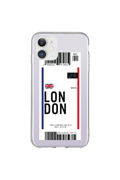 Other Apple iPhone 12 London Arrival Transparent Silicone TPU Θήκη