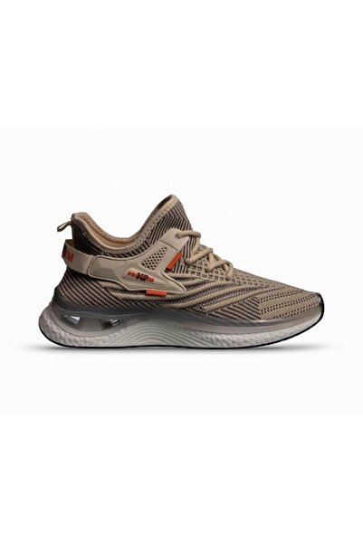 M.P. Comfortable Lace-Up Casual Sports Shoes Men's Sneaker Beige