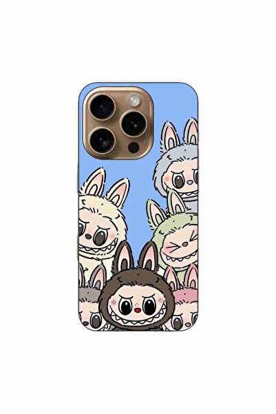 OEM Husa compatibila cu Apple iPhone 16 Pro Silicon Gel Tpu Model Labubu Patt...