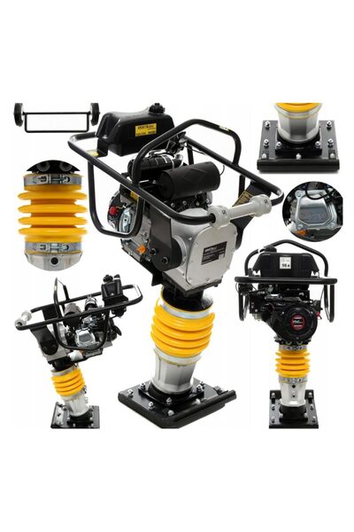 Kraft Mai compactor cu motor pe benzina, putere 6.5CP, greutate 85KG, motor L...